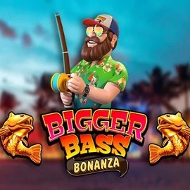 Bigger Bass Bonanza online game logo by Pragmatic Play on speedzcasino-fi.com