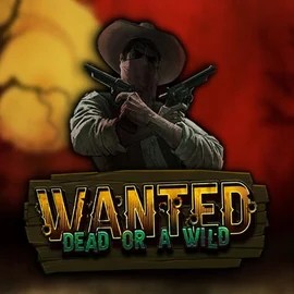 Official Slots logo: Wanted Dead or a Wild by Hacksaw Gaming at Speedz Casino